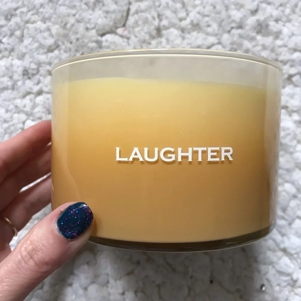 Yankee Candle: Laughter SUN BRIGHT Discontinued 3-Wick Candle